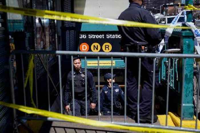 Manhunt after gunman opens fire at New York subway station