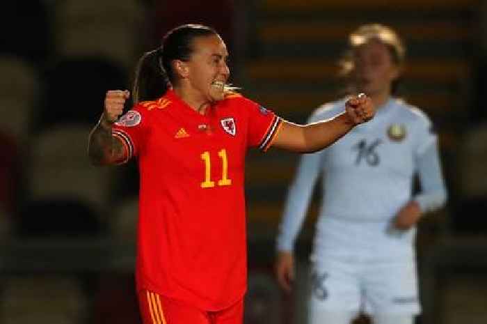 Kazakhstan 0-3 Wales women: Tash Harding scores on 100th cap as visitors ease to victory in World Cup qualifier