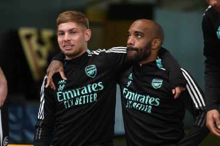 Arsenal changes as Alexandre Lacazette dropped and new role for Emile Smith Rowe at Southampton