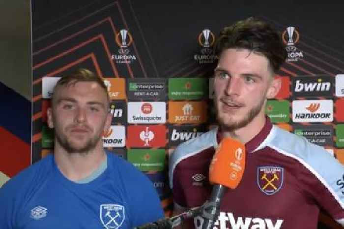 West Ham and Declan Rice expertly troll Moussa Dembele and Lyon wink and tweets