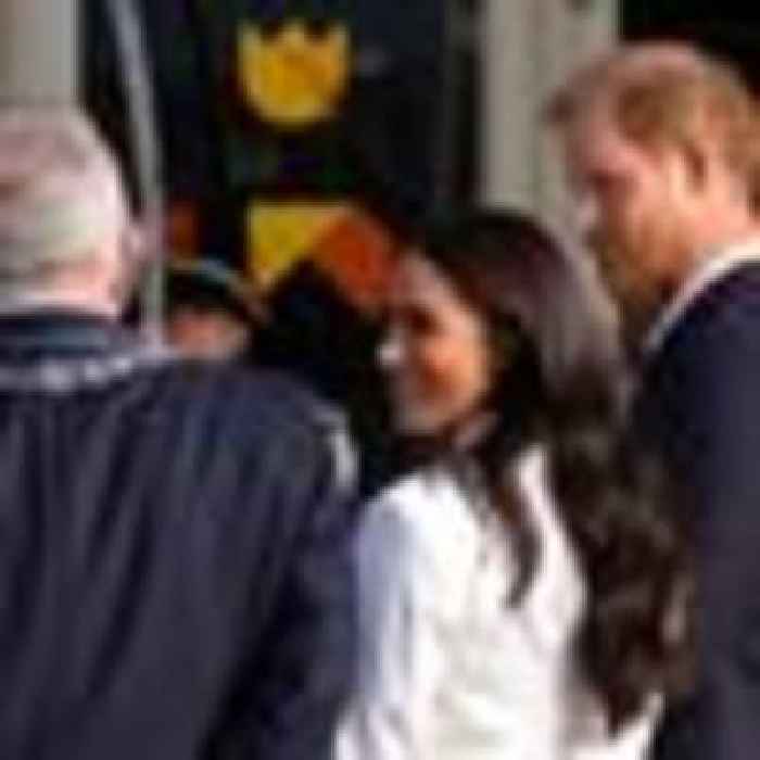Harry and Meghan seen in Europe for first time since stepping back as senior royals