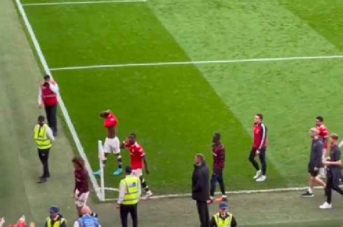 Unseen Paul Pogba footage shows gesture to fans which caused furious Man Utd fan reaction