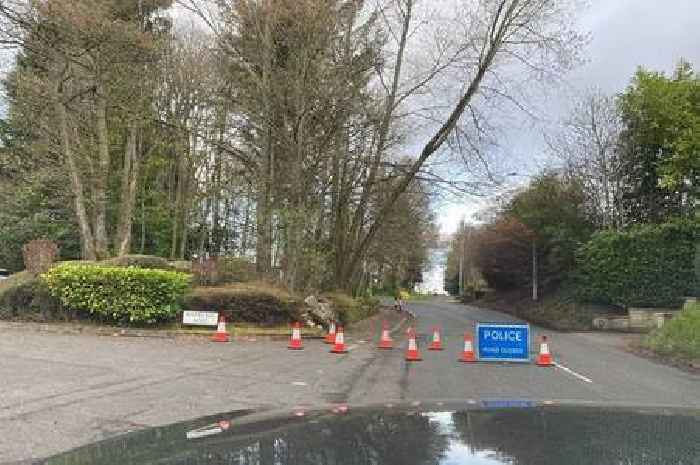 Man dies following horror early morning crash which closed Scots road
