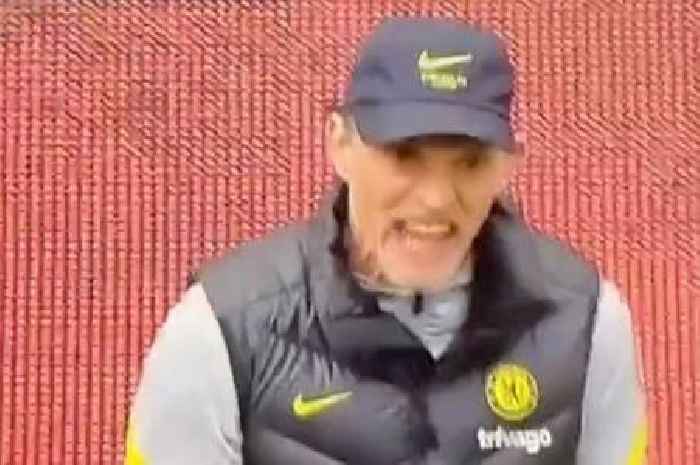 Furious Thomas Tuchel spotted losing it at Chelsea star Jorginho during FA Cup win