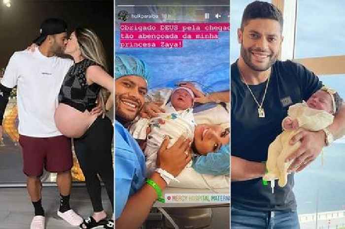 Hulk and niece celebrate birth of their baby girl hours after Cristiano Ronaldo tragedy