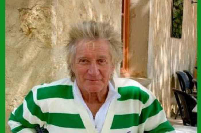 Rod Stewart 'getting over' Celtic loss on family holiday to south of France