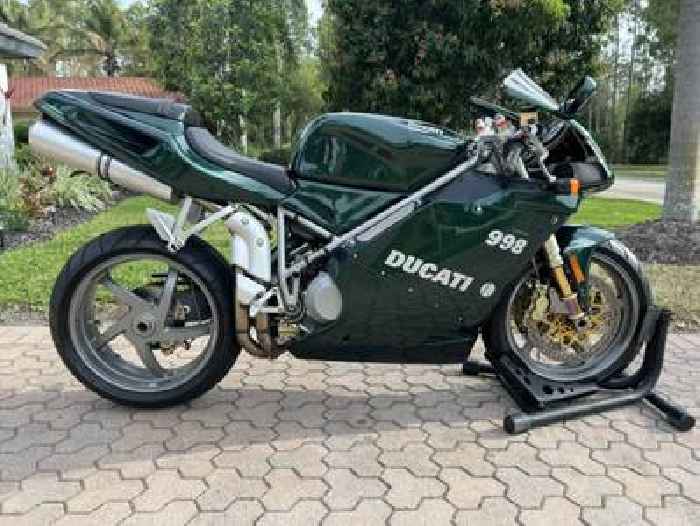 Low-Mile 2004 Ducati 998 Matrix Reloaded Edition Is a Rare Gemstone for Your Inner Neo
