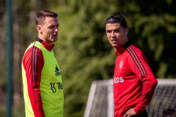 Cristiano Ronaldo trains with Man Utd team-mates for first time since death of baby son