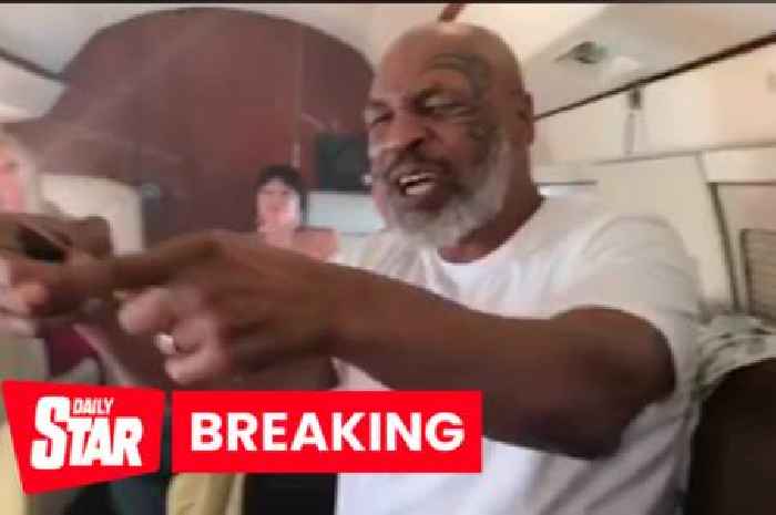 Mike Tyson 'unleashes flurry of blows on plane passenger' leaving him bloodied in seat