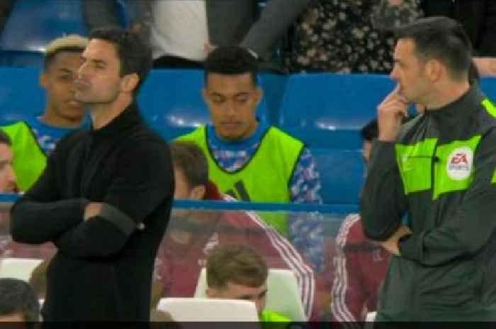 Mikel Arteta channels inner extravagance with over-the-top reaction to fourth official