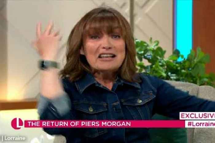 Lorraine screams at Piers Morgan as he 'storms off' morning show