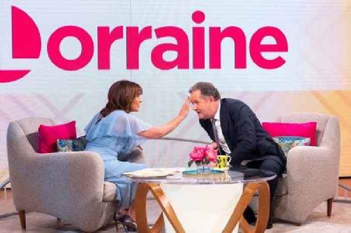 Piers Morgan 'storms off' ITV Lorraine as she yells at him