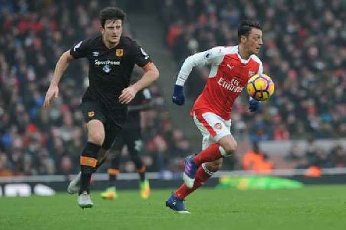 Former Arsenal star Mesut Ozil sends Harry Maguire message following chilling bomb threat