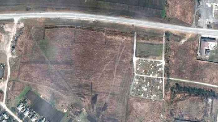 Possible Mass Graves Near Mariupol Shown In Satellite Images
