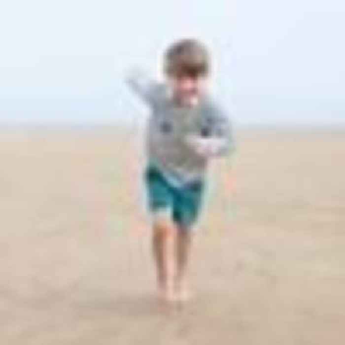 Beach boy Louis in new photos taken by Kate as prince turns four