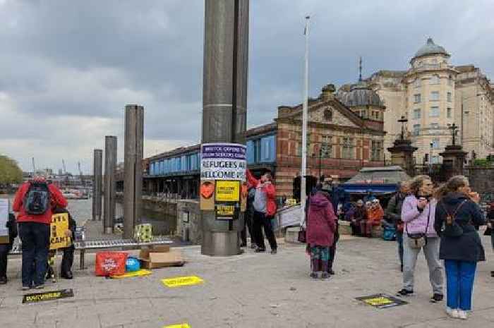 LIVE: Protest in Bristol city centre against Rwanda 'off-shoring' of asylum seekers
