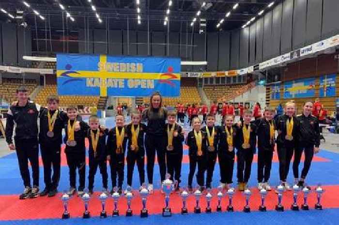 Swedish International Open joy for Airdrie club as they rack up sensational medals haul