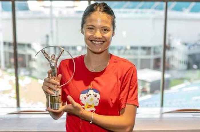 Emma Raducanu honoured for breakthrough year at Laureus World Sports Awards