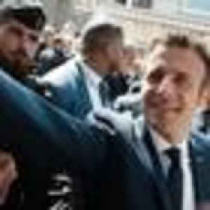 Emmanuel Macron projected to win French presidential election