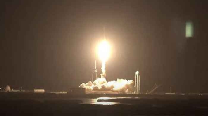 Liftoff of Crew-4 to the International Space Station
