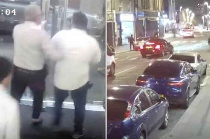CCTV footage of Amir Khan gunpoint robbery shows hero restaurant staff running to aid
