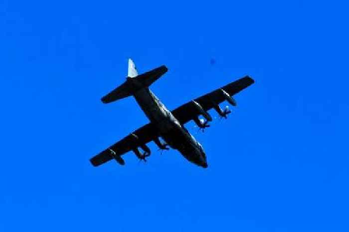 Huge military jets soar over Devon skies - live updates