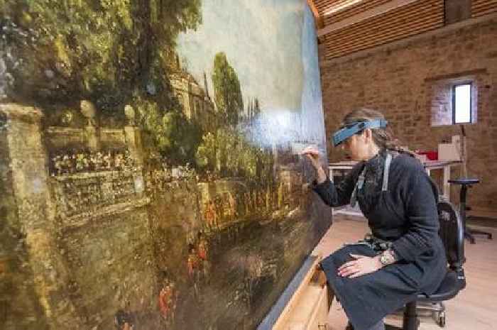 National Trust Anglesey Abbey: Constable's largest known painting goes on display for first time