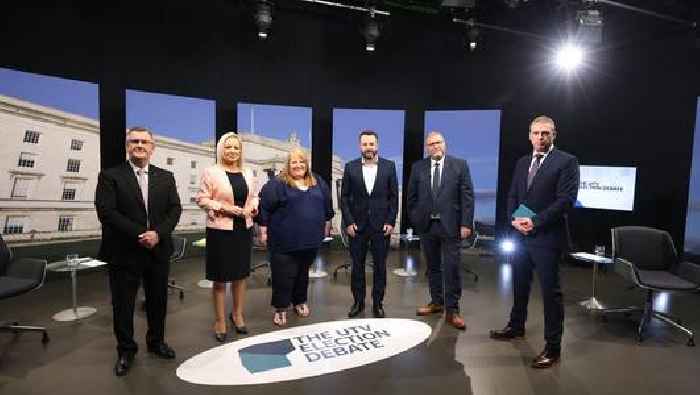 Northern Ireland Election 2022: Leaders of five main parties face off during televised debate