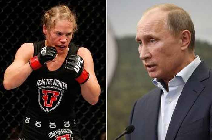 Female UFC fighter 's*** herself' in front of Vladimir Putin at his St Petersburg palace