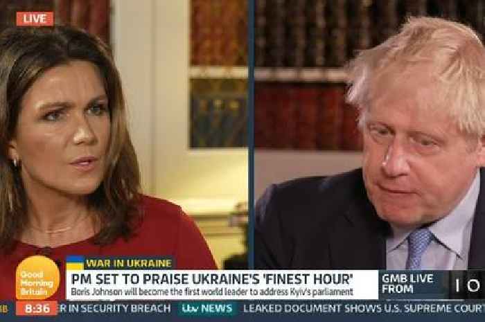 Boris Johnson asks Susanna Reid 