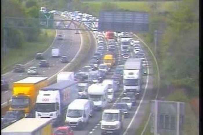 M5 traffic LIVE: Four miles of queues after multiple-vehicle crash in Devon - updates