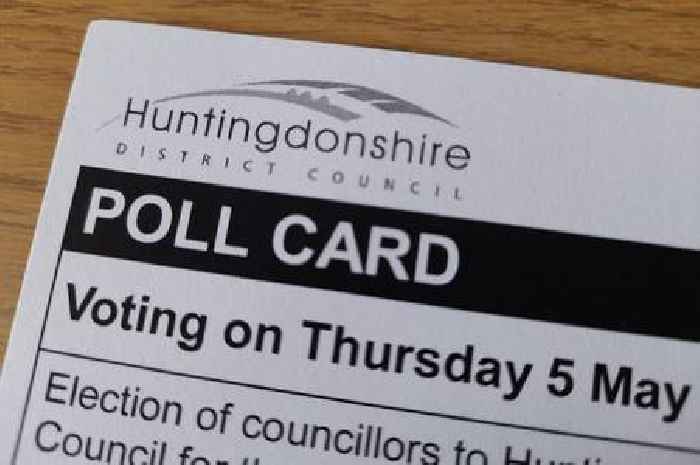 Do I need to take my polling card with me for local elections in Cambridge, South Cambridgeshire and Huntingdonshire?