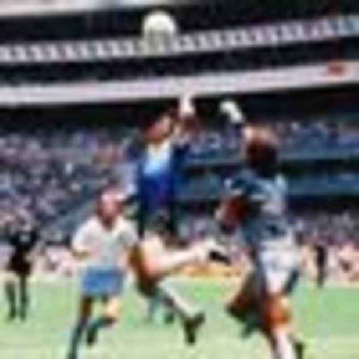 Diego Maradona's 'Hand of God' shirt sold for more than £7m at auction