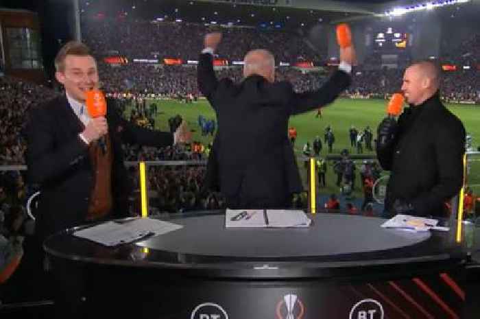 Ally McCoist has fans in hysterics with Rangers celebrations live on air on BT Sport coverage