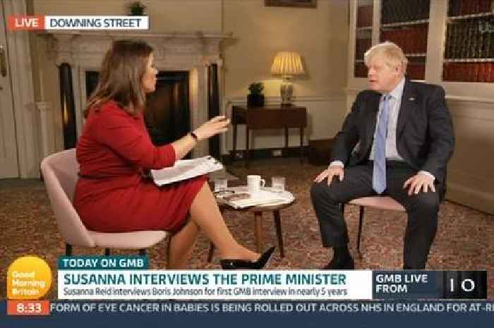 ITV Good Morning Britain's Susanna Reid reveals Boris Johnson's swift exit after brutal interview