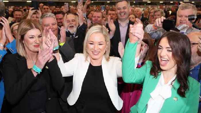 Michelle O’Neill will be raising glass to DUP leader for his help in historic win