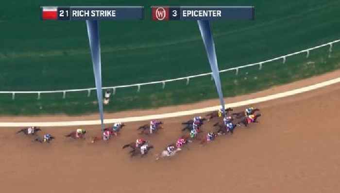 WATCH: The Overhead View of Rich Strike’s Stunning Rally to Win the Kentucky Derby Will Completely Blow Your Mind