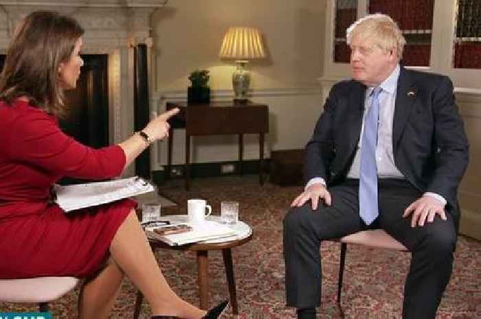 Boris Johnson vomited on himself moments before ITV Good Morning Britain interview with Susanna Reid