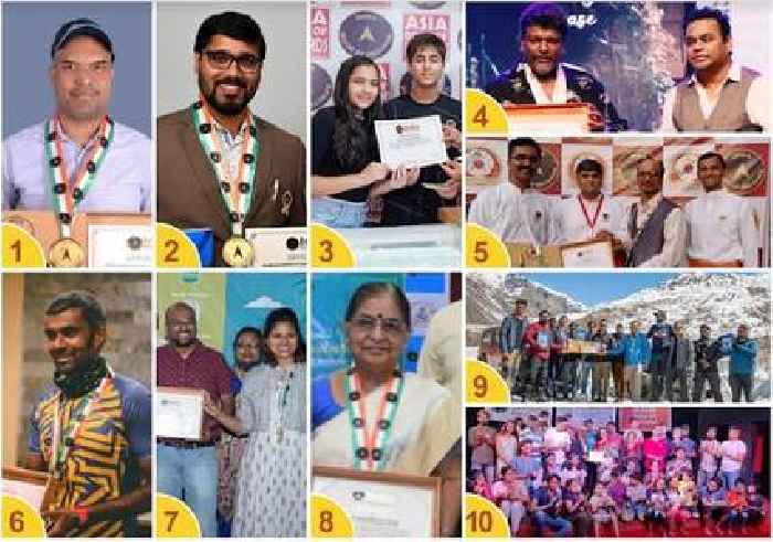 Variety of Records with Loads of Laurels for India Book of Records