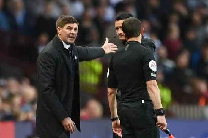 Steven Gerrard's fiery exchange with reporter on Jon Moss after Aston Villa defeat to Liverpool