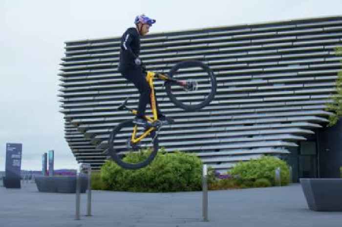 Stunt cyclist Danny MacAskill showcases skills in Dundee in latest hair-raising video