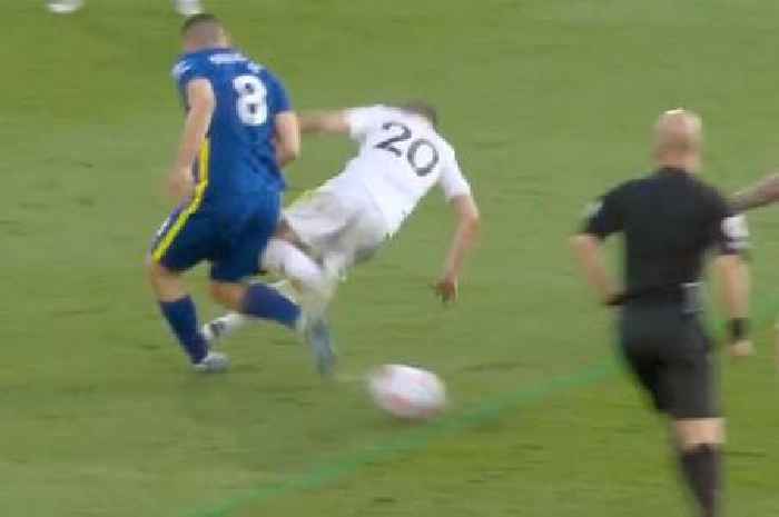 Fans slate Dan James' wreckless leg-breaking tackle as Leeds land another red card
