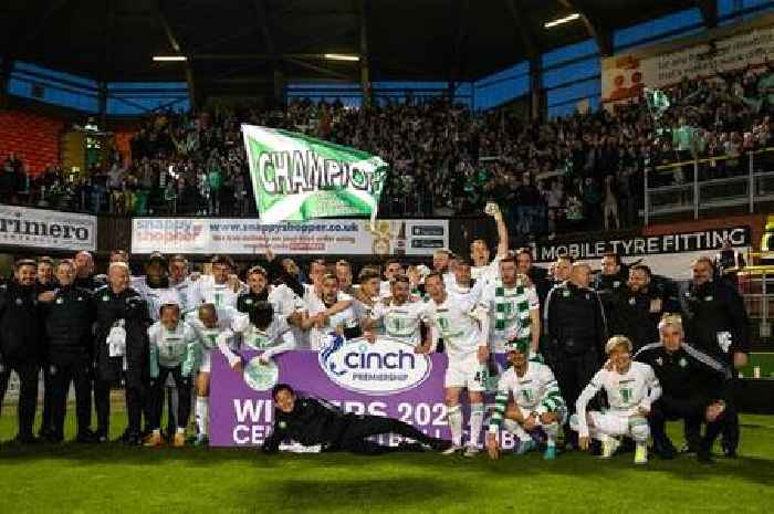 Celtic title party LIVE as Ange Postecoglou's side are crowned Premiership champions