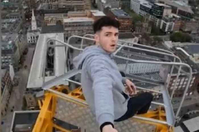 Lanarkshire daredevil pays the penalty for city centre crane high jinks