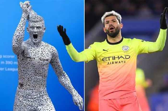 Fans convinced Man City's Sergio Aguero statue is 'mistaken identity' of fellow legends