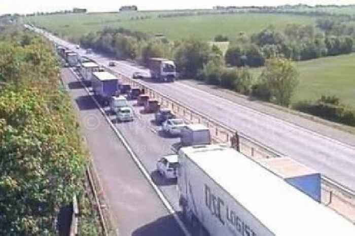 M11 traffic: Serious crash shuts M11 near Stansted Airport causing 8-mile-long queues - live updates