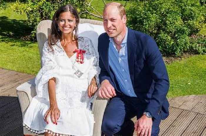 Deborah James receives damehood at home as Prince William makes special trip
