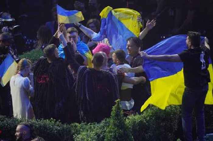 Ukraine triumphs at Eurovision - with UK taking second place