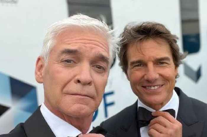 Phillip Schofield cosies up for a selfie with Tom Cruise after criticism from ITV viewers