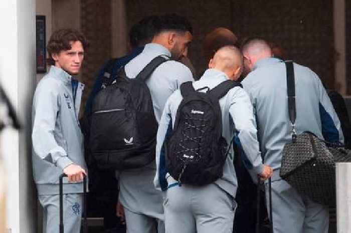 Rangers star pictured heading to Seville as Europa League date with destiny beckons